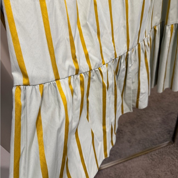 English Factory Mint and Gold Striped Midi Small - Picture 7 of 9